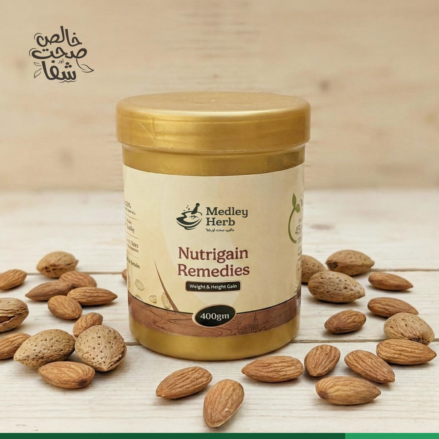 NutriGain Remedies - Natural 3 to 4 Kg Weight Gain Supplement in One Month with Diet Plan | 4 Weeks Program